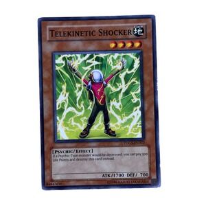 Yu-Gi-Oh! Trading Card Game Unisex OS Brown Telekinetic Shocker TDGS-EN022 Rare